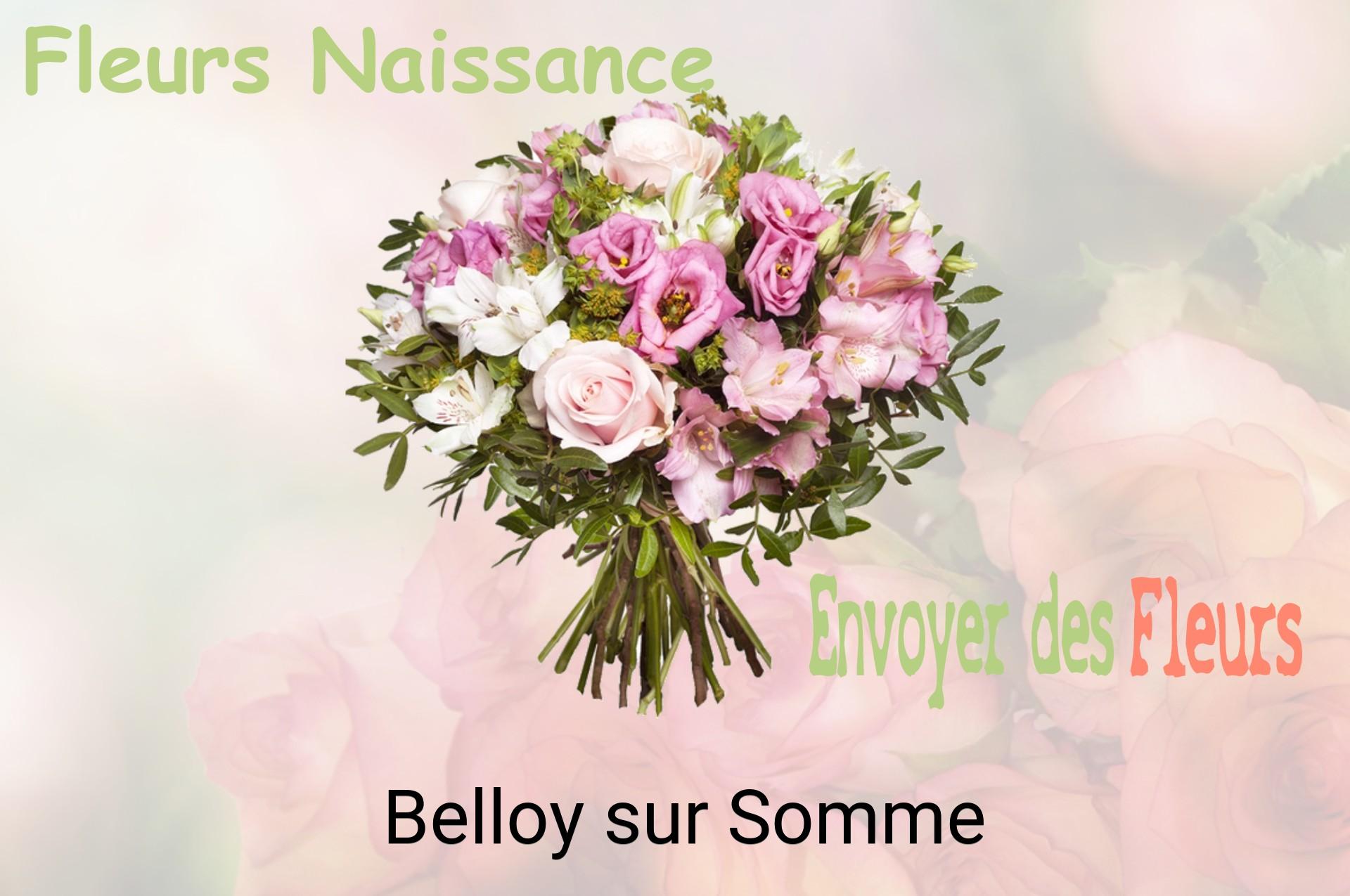 Bouquet de fleurs de naissance livré à Belloy-sur-Somme